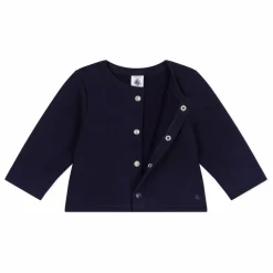 Gilet Uni Coton Bio | Bleu nuit