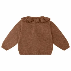 Gilet Volants Fibres recyclées | Marron
