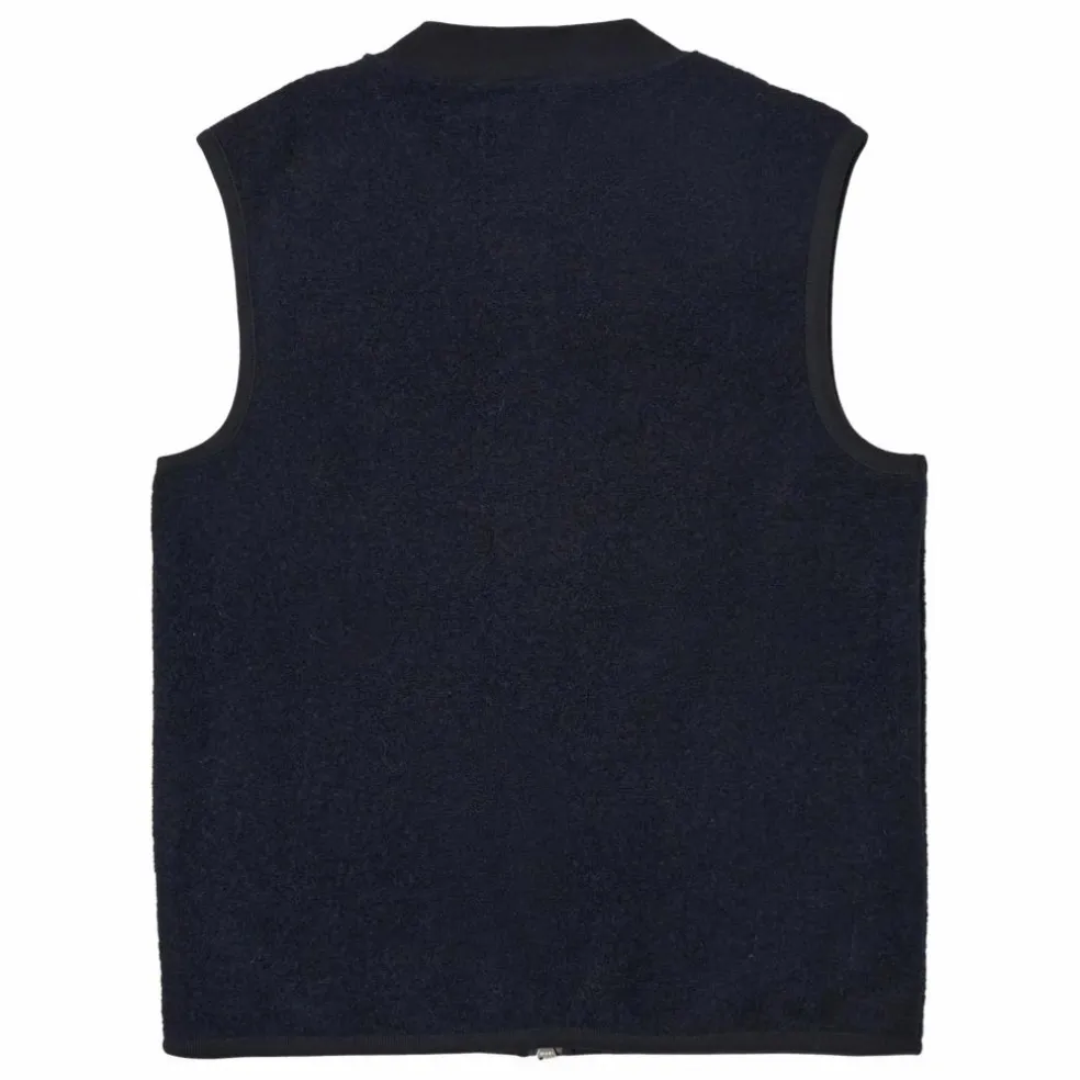 Gilet Zippé Sans Manches | Bleu marine