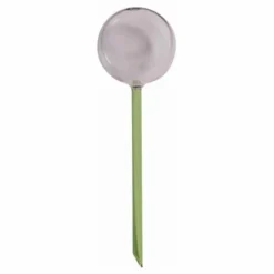 Globe d'arrosage en verre Flora | Rose