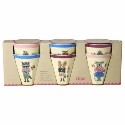 Gobelets - Set de 6 - Rice x Nathalie Lété | Crème