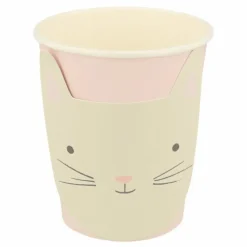 Gobelets Chat pastel - Set de 8