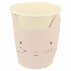 Gobelets Chat pastel - Set de 8