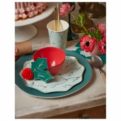 Gobelets Noël motifs Block Print - set de 8