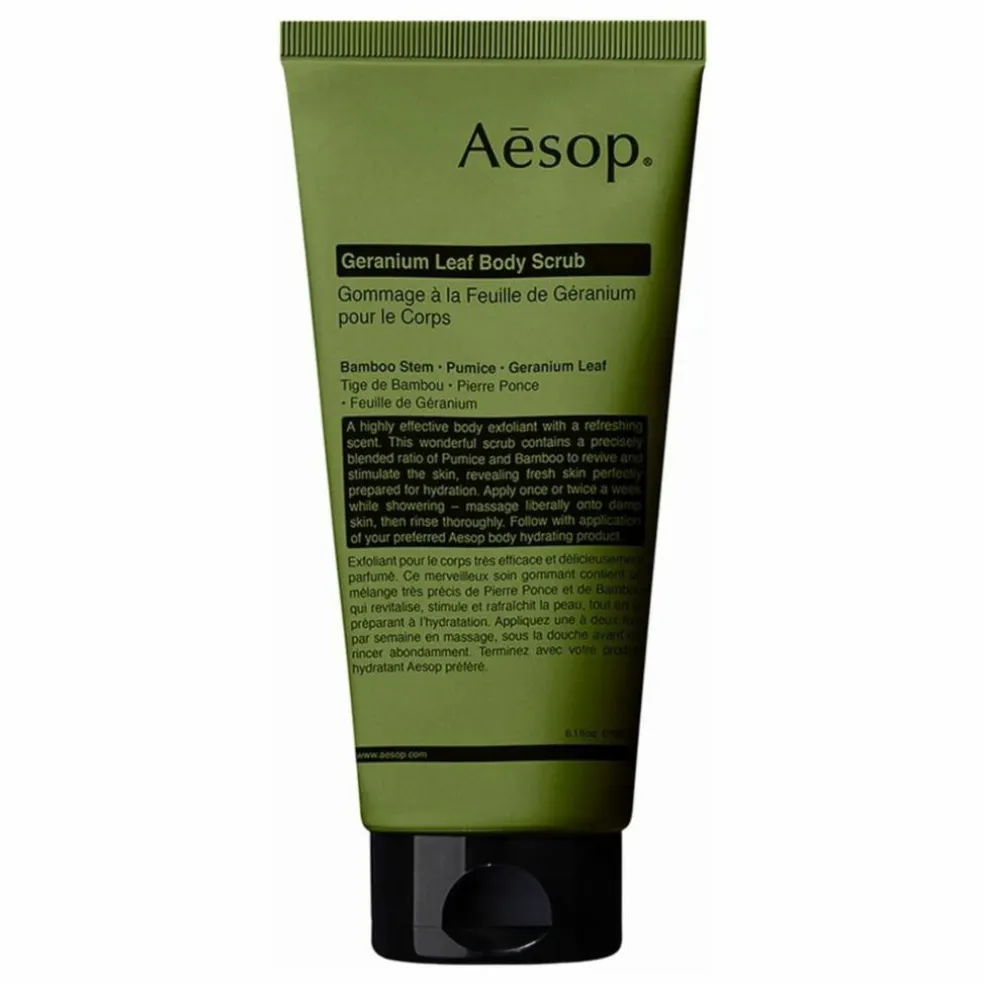 Gommage à la Feuille de Géranium pour le corps - 180 ml