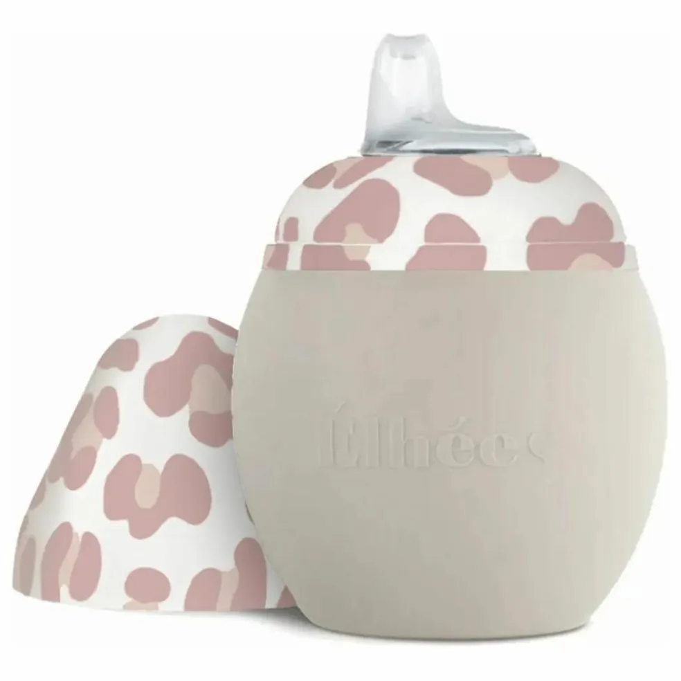 Gourde d'apprentissage Bubble Graouu | Rose pâle