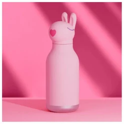 Gourde en inox Lapin | Rose pâle