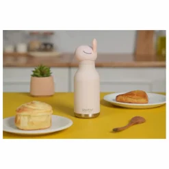 Gourde en inox Lapin | Rose pâle