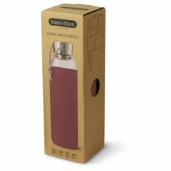 Gourde en verre borosilicate- 600 ml | Bordeaux