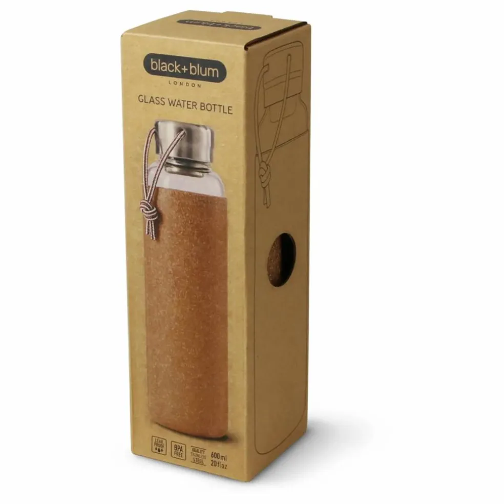 Gourde en verre borosilicate- 600 ml | Beige