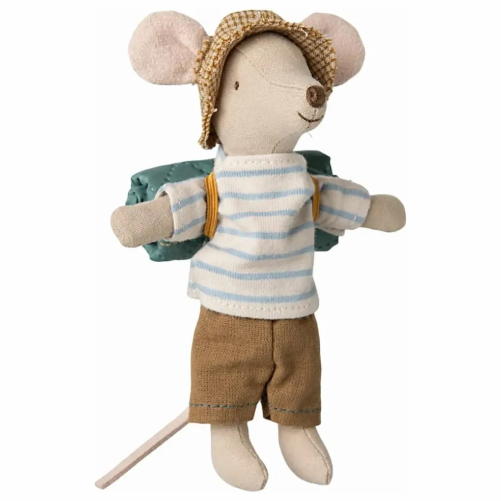 Grand frère souris en randonnée