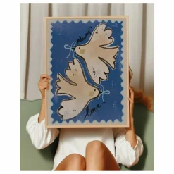 Grande affiche Always Love | Bleu