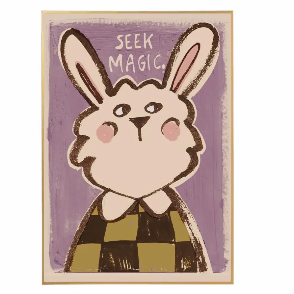 Grande affiche Lapin Seek magic