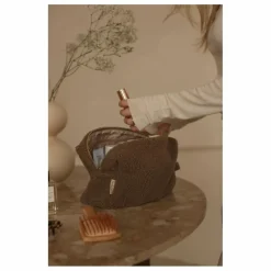 Grande trousse de toilette | Brun