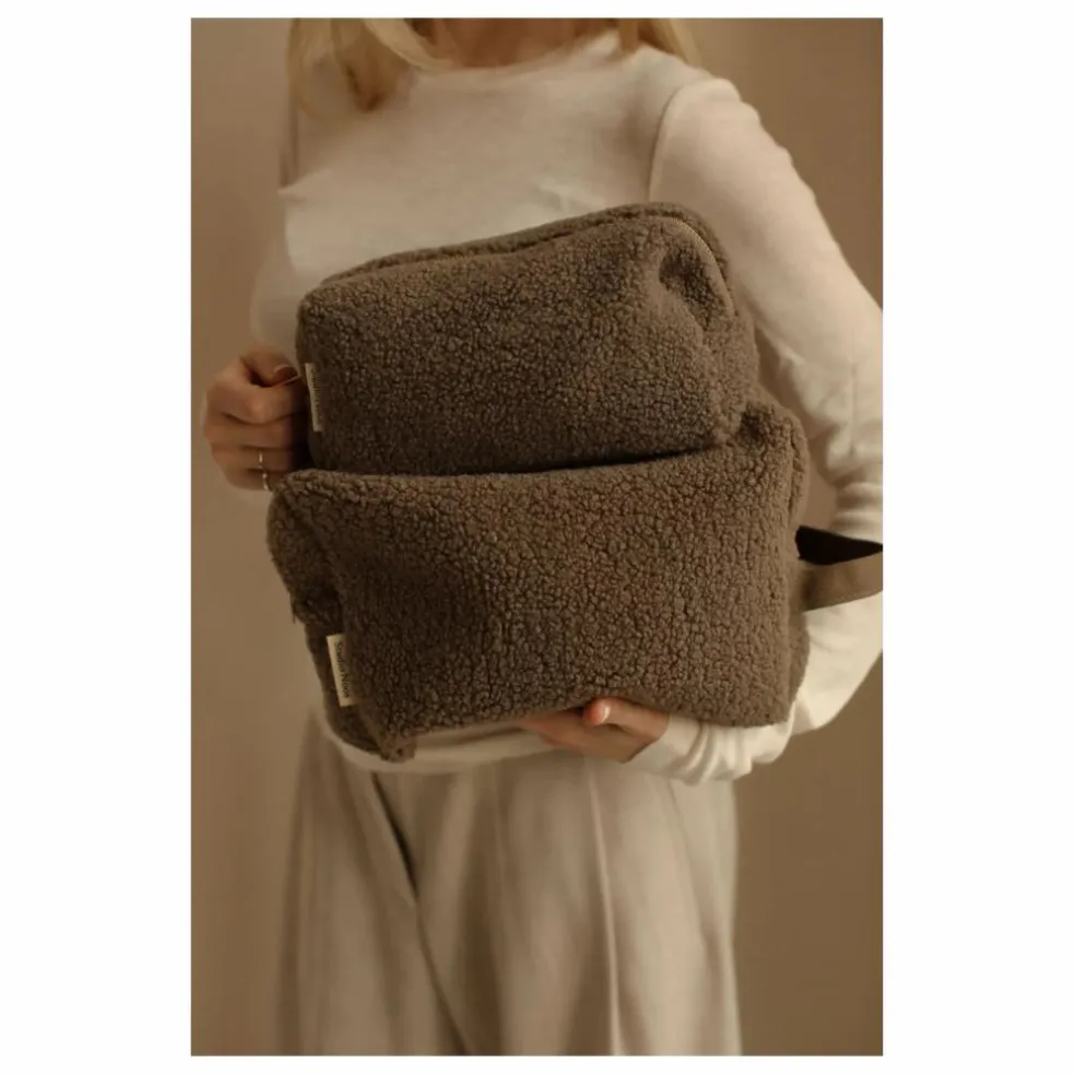 Grande trousse de toilette | Brun