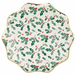 Grandes assiettes Houx - set de 8