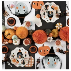 Grandes assiettes Sorcières en carton - Set de 8