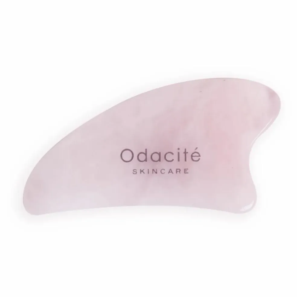 Gua Sha en Quartz rose