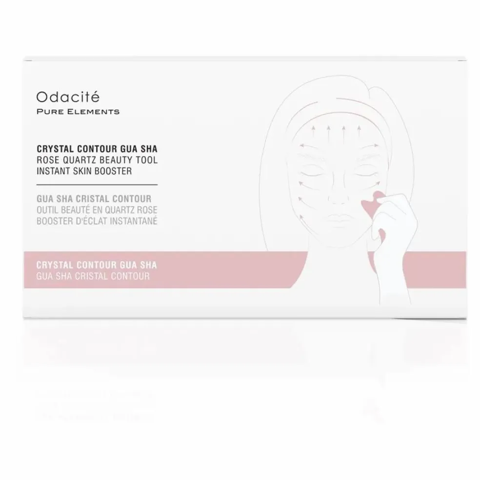 Gua Sha en Quartz rose