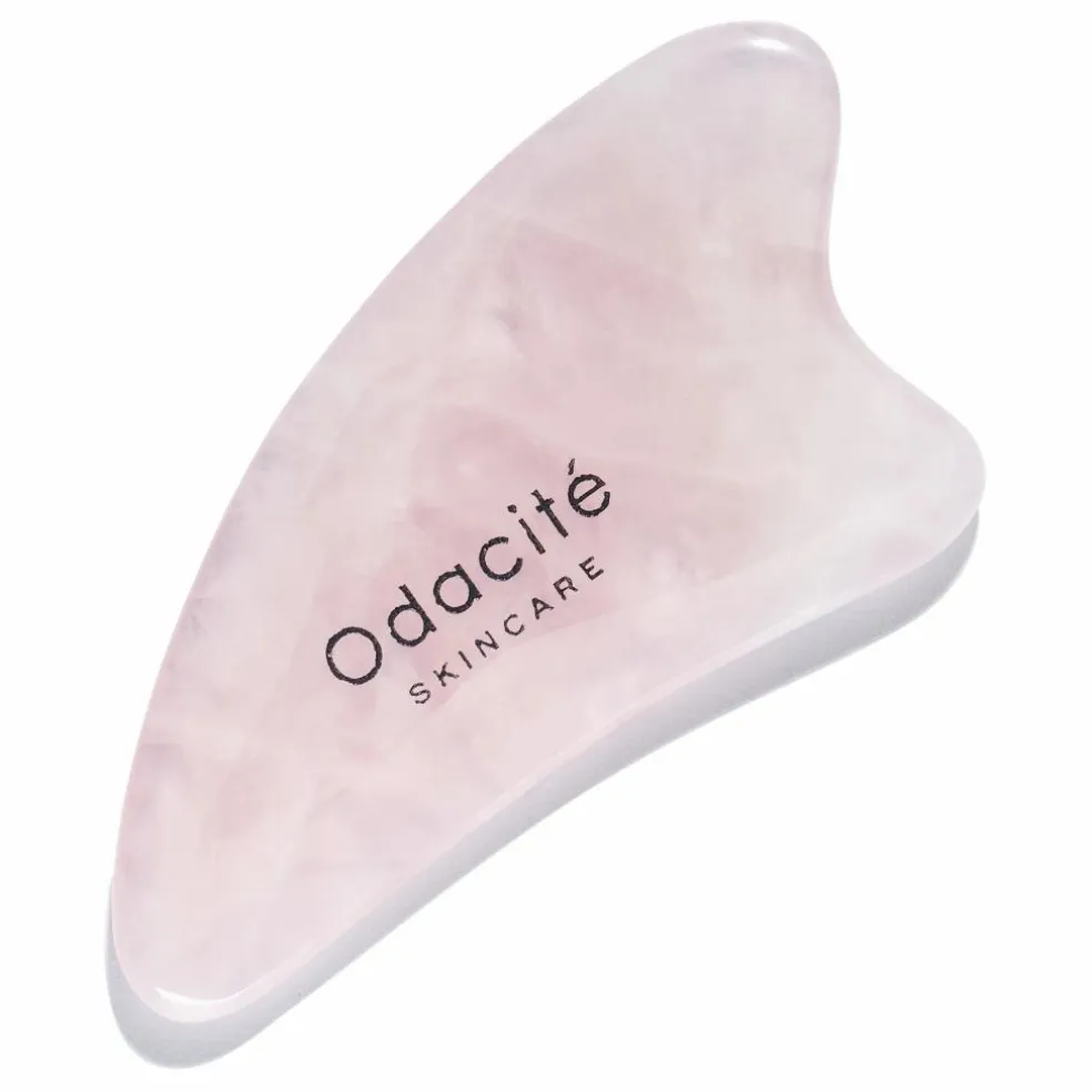 Gua Sha en Quartz rose