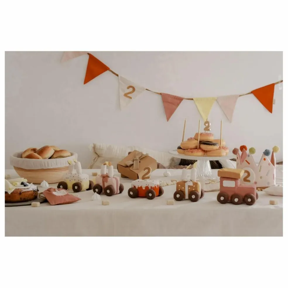 Guirlande d'anniversaire | Rose