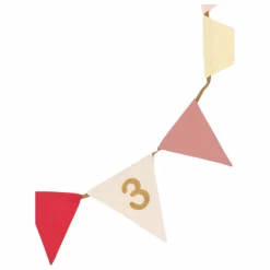 Guirlande d'anniversaire | Rose