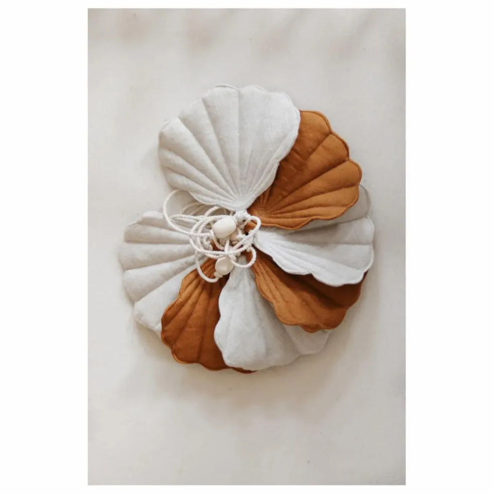 Guirlande décorative en lin | Caramel