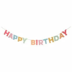 Guirlande Happy Birthday en feutre