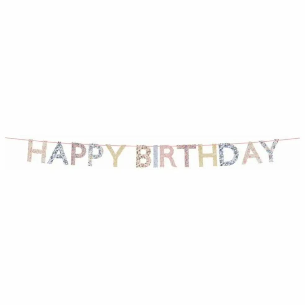 Guirlande Happy Birthday - Meri Meri x Liberty