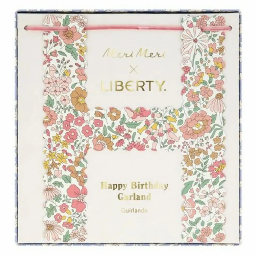 Guirlande Happy Birthday - Meri Meri x Liberty