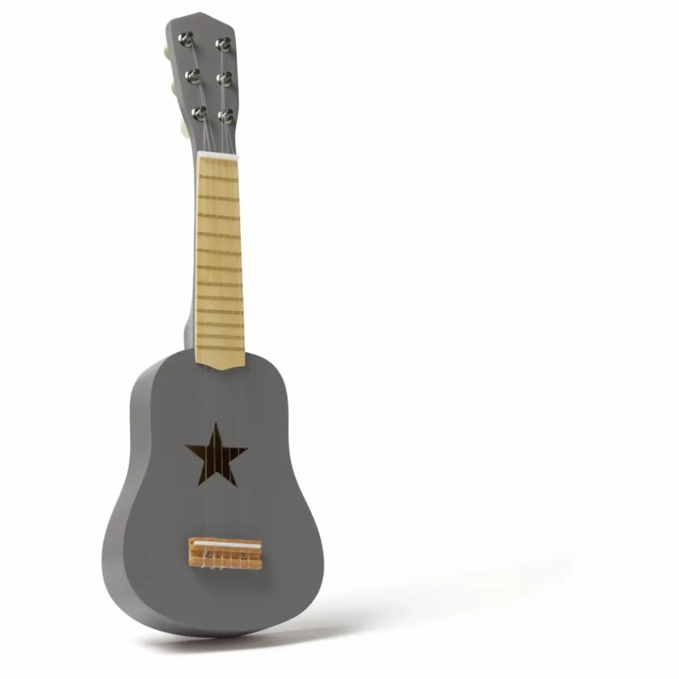 Guitare en bois | Gris foncé