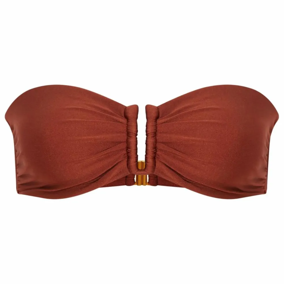 Haut de Maillot Bandeau Blake | Terracotta