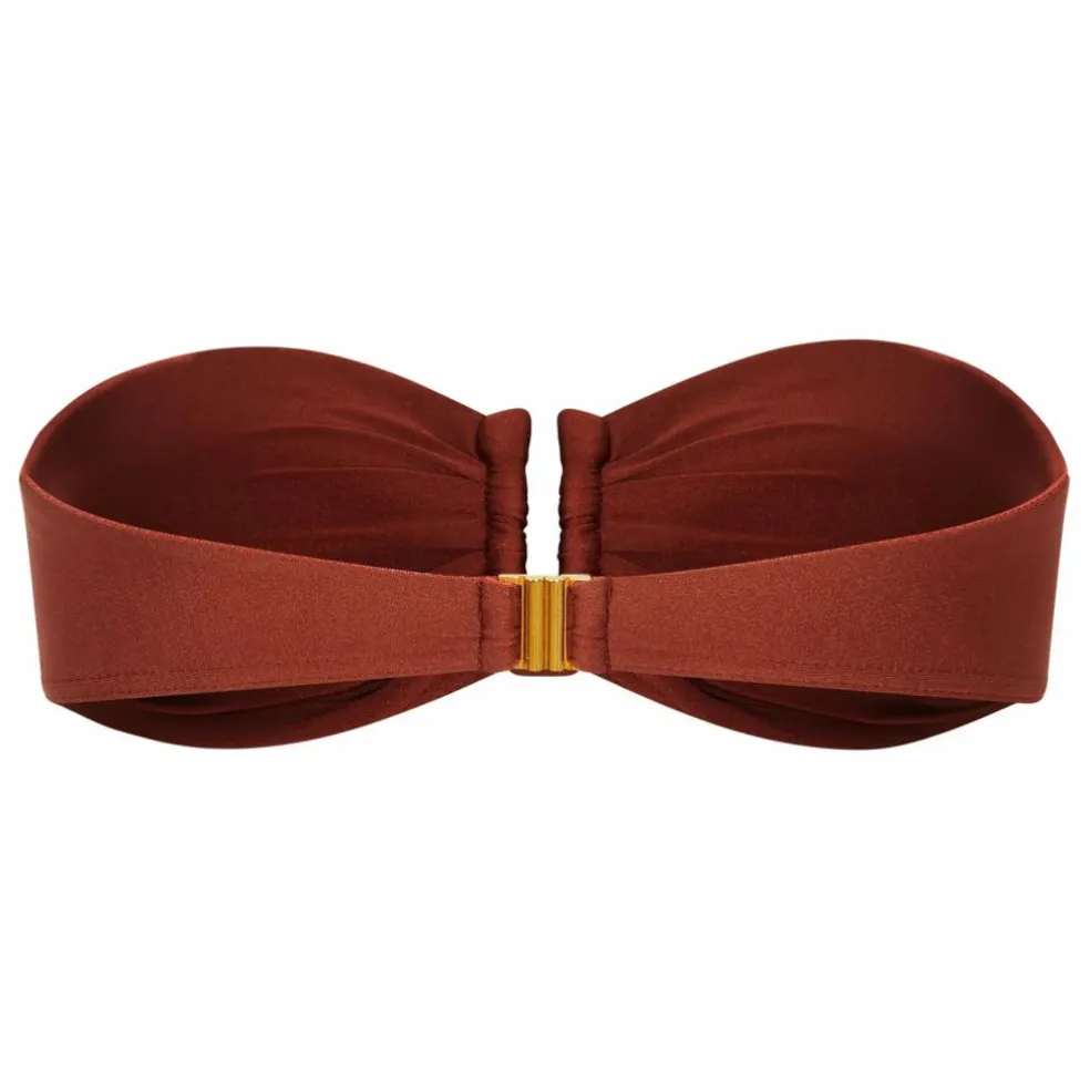 Haut de Maillot Bandeau Blake | Terracotta