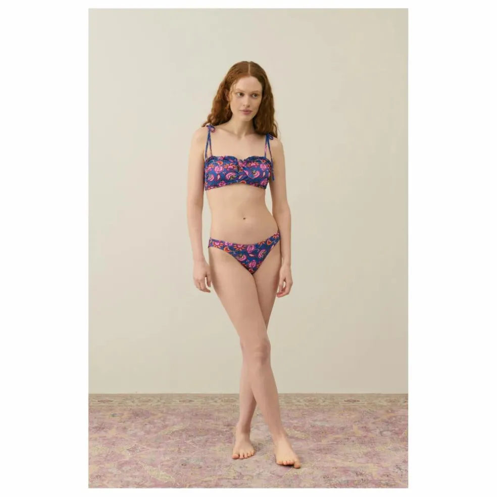 Haut de Maillot Bayi Fibres Recyclées - Collection Femme | Bleu foncé