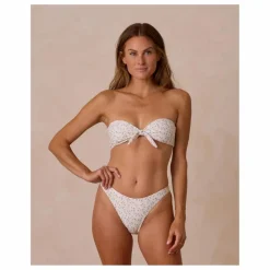 Haut de Maillot Citron Fibres Recyclées | Ivoire