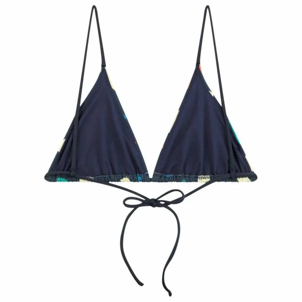 Haut de Maillot Color Block Fibres Recyclées - Collection Femme | Bleu marine