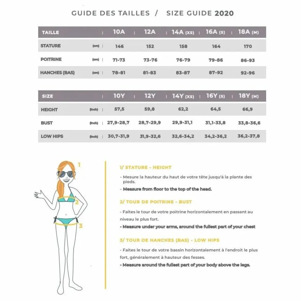 Haut de Maillot de Bain Bio Bralette | Bleu