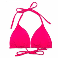Haut de Maillot de Bain Triangle | Rose fluo