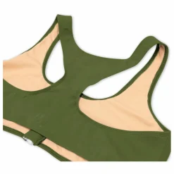 Haut de Maillot de Bain Zippé | Vert kaki