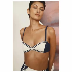 Haut de Maillot Marine Fibres Recyclées | Crème