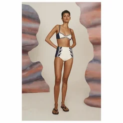 Haut de Maillot Marine Fibres Recyclées | Crème