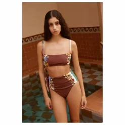 Haut de Maillot Maroc Fibres Recyclées | Marron