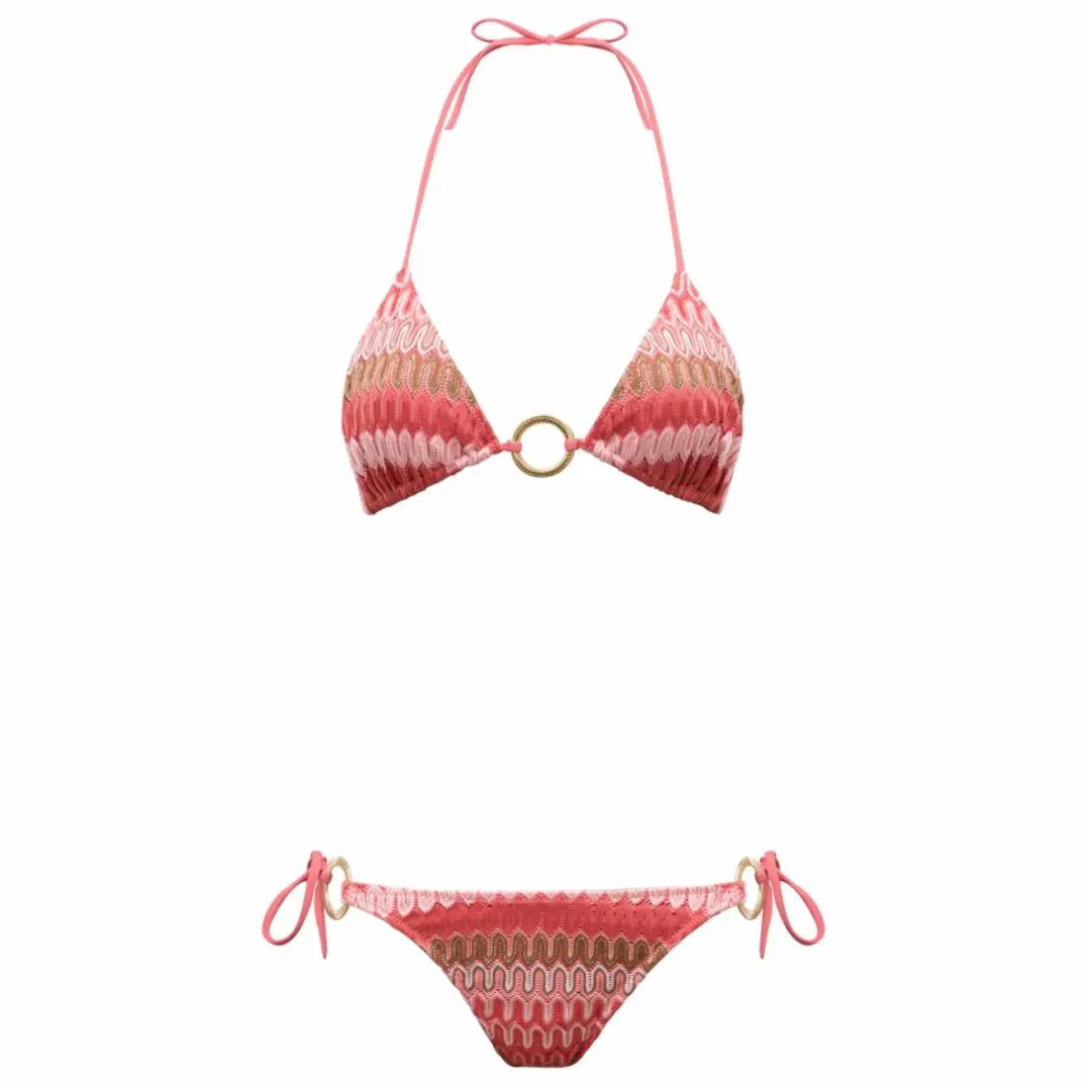 Haut de Maillot Sunset Crochet | Corail
