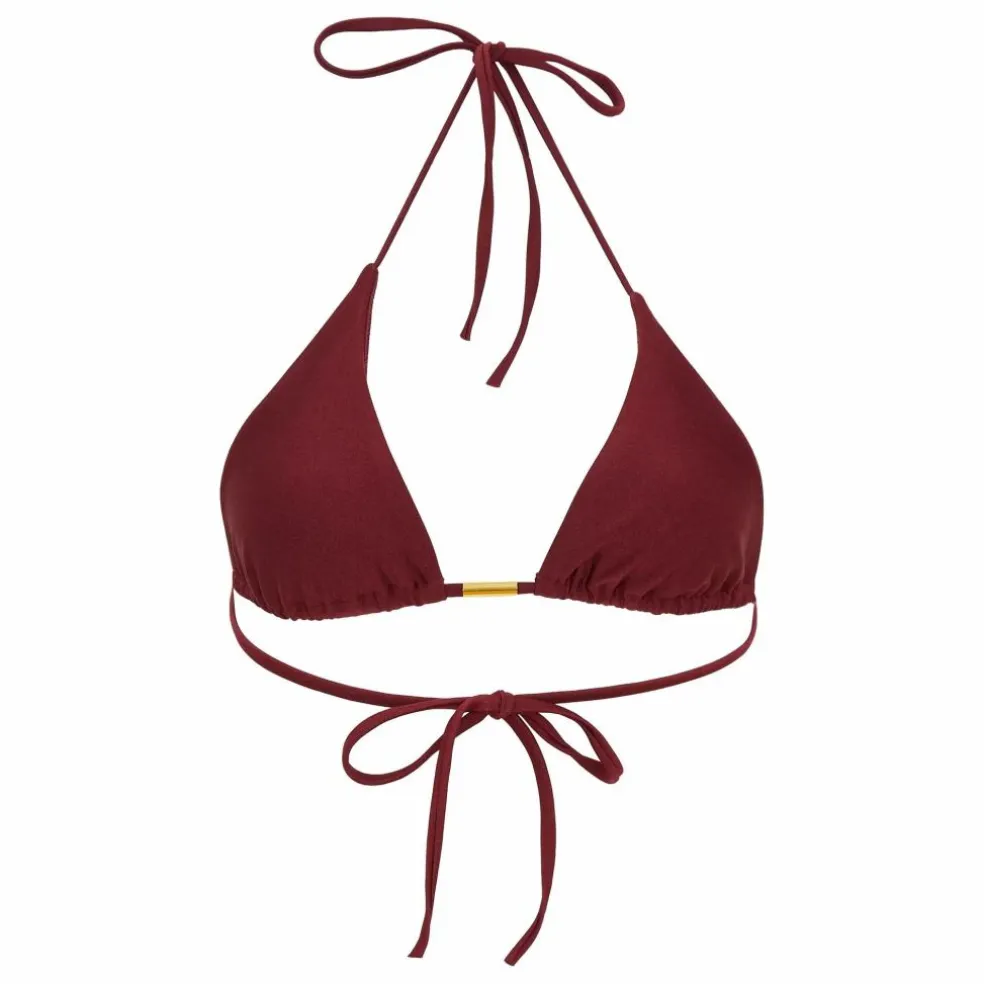 Haut de Maillot Triangle Jenny | Bordeaux