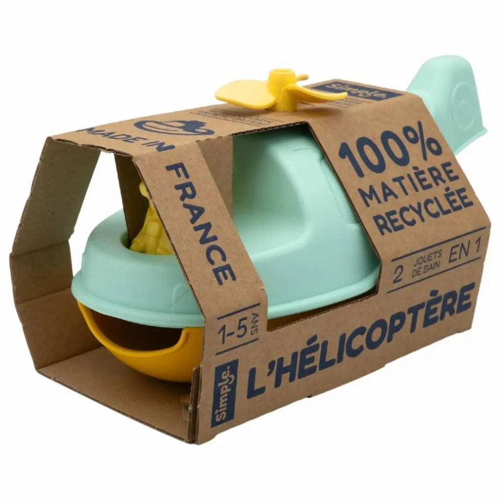 Hélicoptère pour le bain | Turquoise