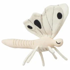 Hochet - Papillon | Blanc cassé
