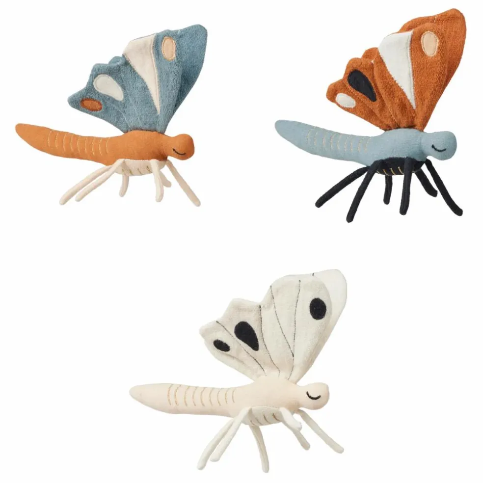 Hochet - Papillon | Blanc cassé