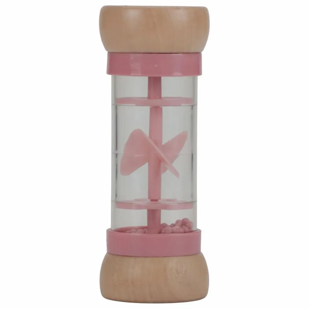 Hochet de pluie en bois FSC - Fairy Garden | Rose