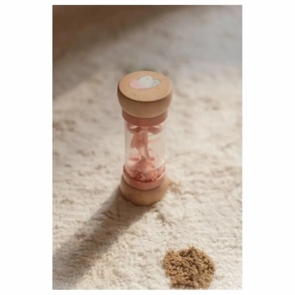 Hochet de pluie en bois FSC - Fairy Garden | Rose