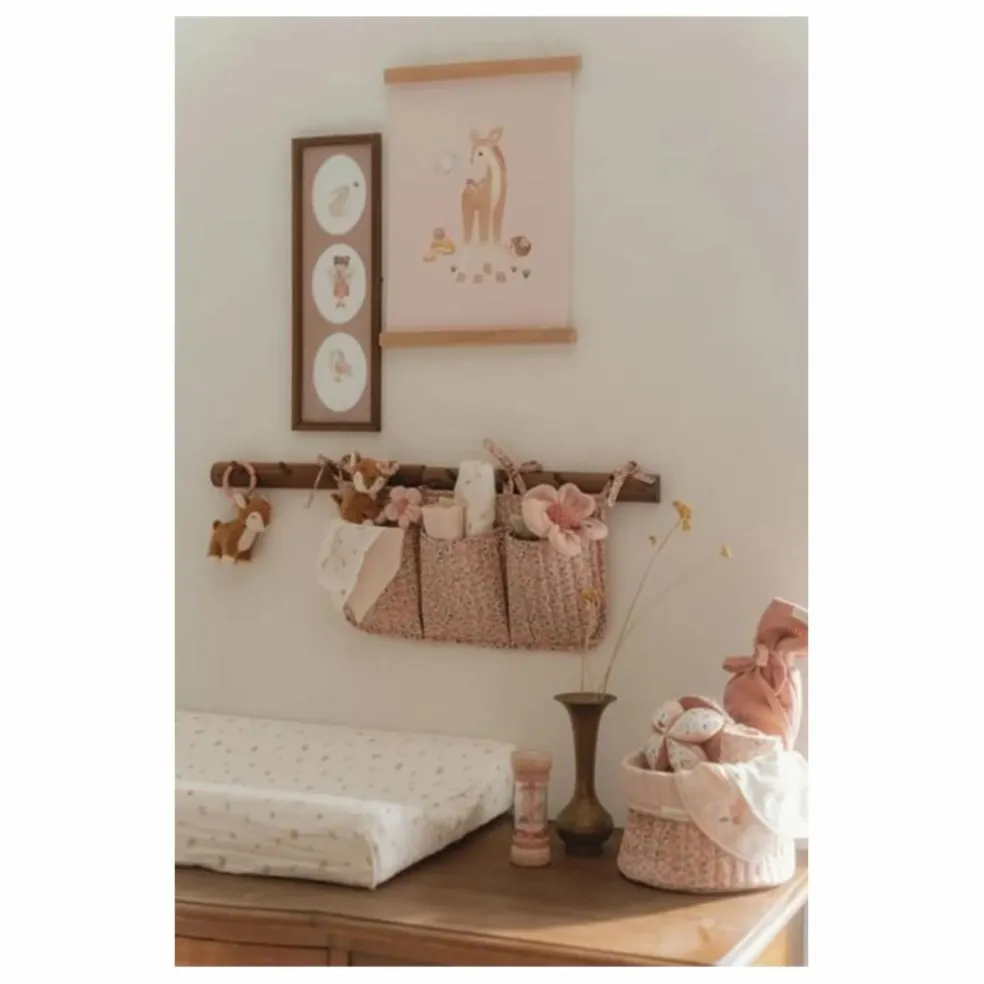 Hochet de pluie en bois FSC - Fairy Garden | Rose